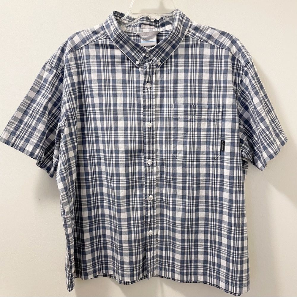 Columbia Rapid Rivers Short Sleeve Button Down Shirt - Size XL